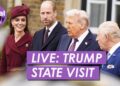 LIVE: King and Queen Welcome President Trump and Melania with Royal Salute