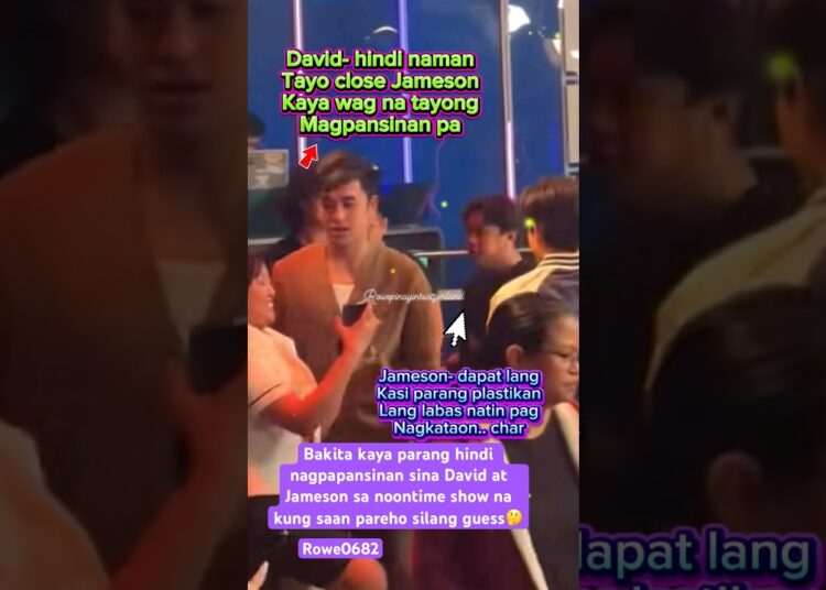 David Licauco at Jamason Blake hindi nagpansinan🤔#celebrity #actor #showbizph