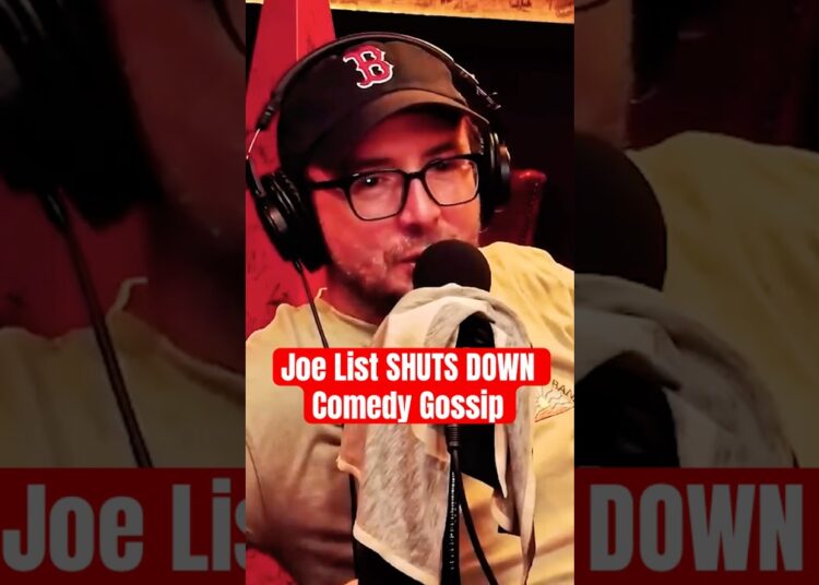 Joe List SHUTS DOWN Comedy Gossip #shorts