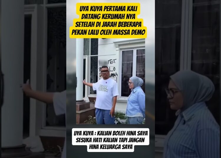 uya kuya datangin rumah nya setelah dijarah masa #shorts #viral #artist