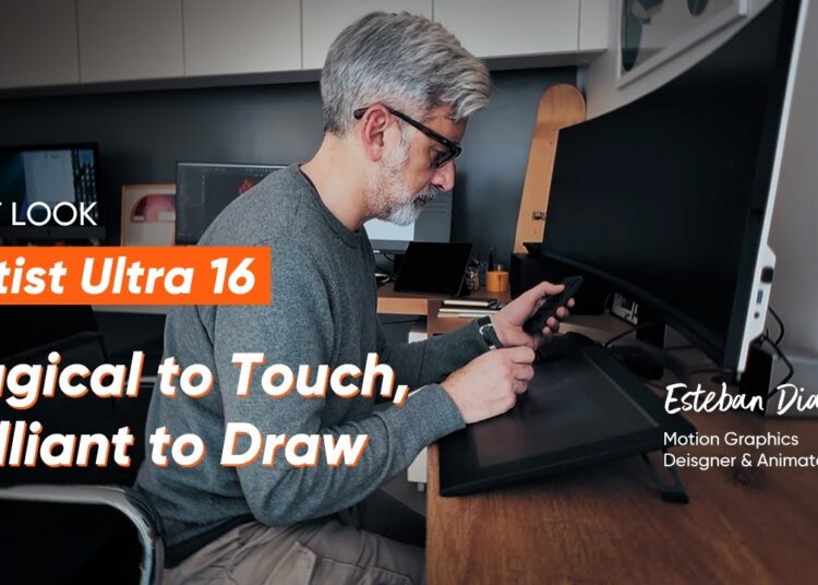 XPPen New Launch | Motion Designer Esteban’s First Look at Artist Ultra 16