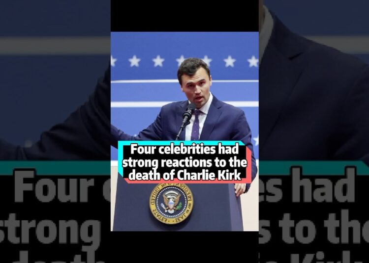 Four celebrities had strong reactions to the death of Charlie Kirk, and one of them might surprise