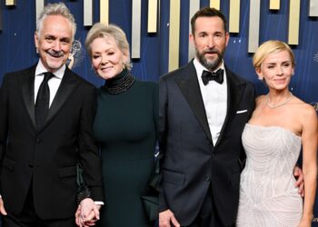 18 Rarely-Seen Celebrity Couples on the 2025 Emmys Red Carpet