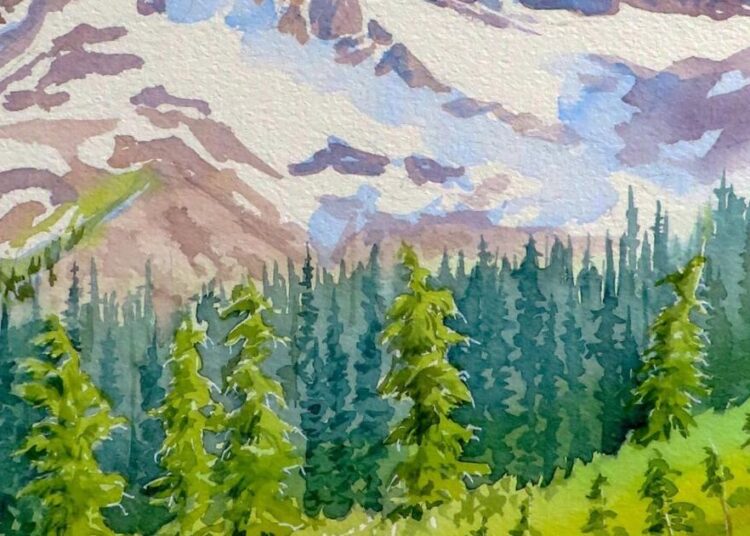A Seattle artist and author paints a journey through wildflowers | Entertainment