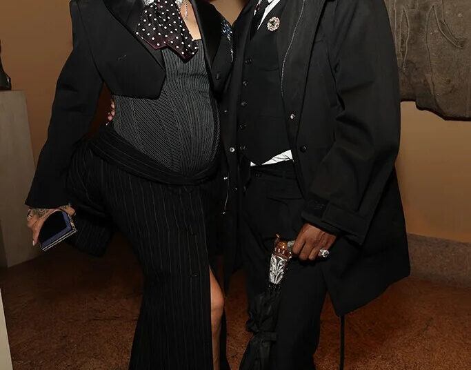 Rihanna and A$AP Rocky at the 2025 Met Gala