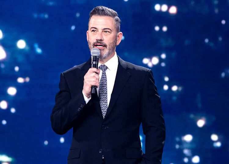 Jimmy Kimmel speaks onstage