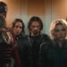 The MCU's Thunderbolts inside elevator.