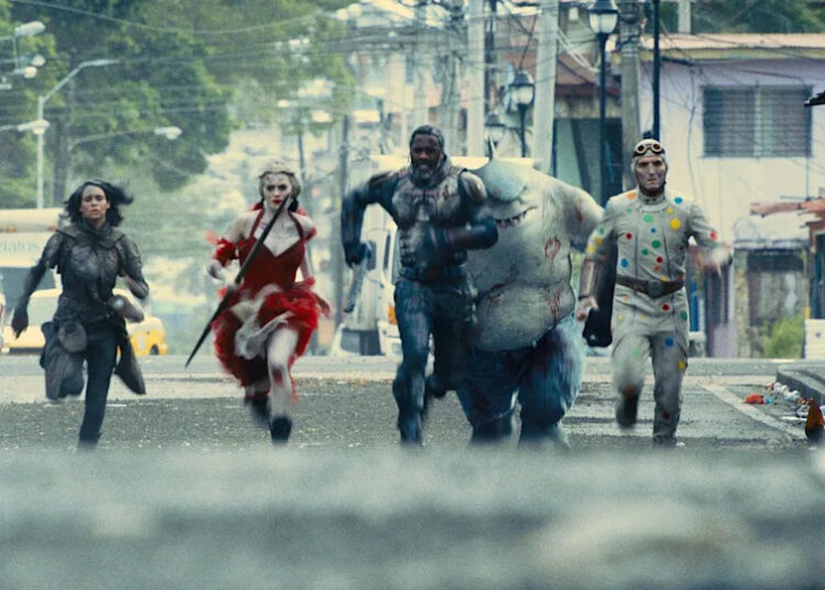 The Suicide Squad charges in The Suicide Squad.