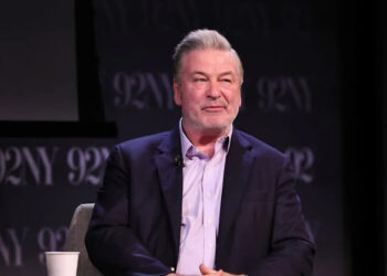 Image of Alec Baldwin wearing black.