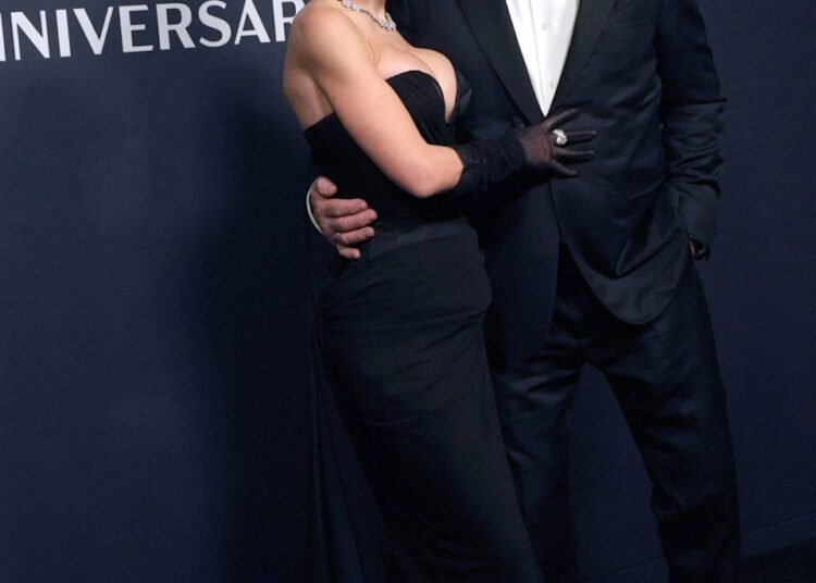 Hilaria Baldwin and Alec Baldwin on the SNL 50: Red Carpet