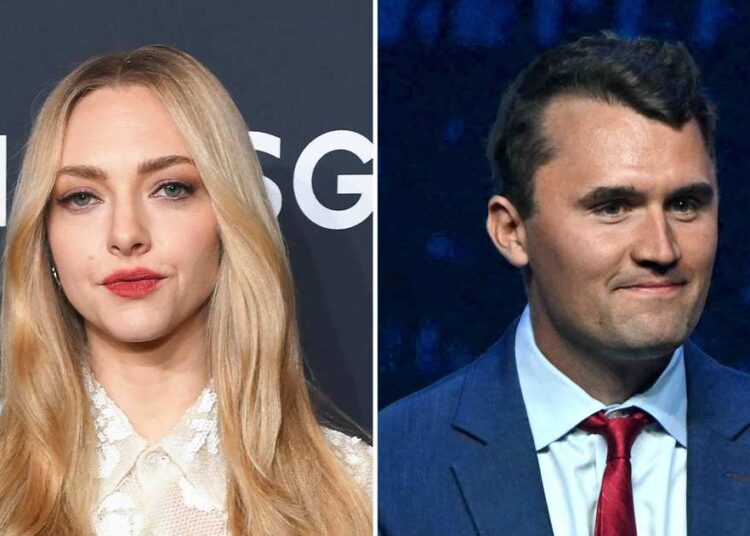 Amanda Seyfried Calls Charlie Kirk 'Hateful' After His Death