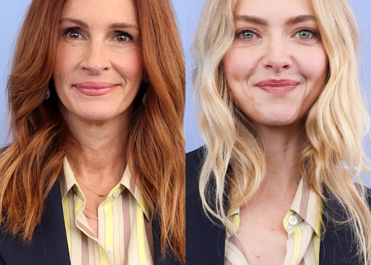 Amanda Seyfried, Julia Roberts Wear Same Outfit on Red Carpet