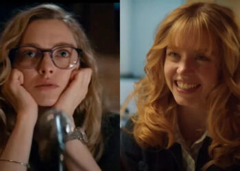 Amanda Seyfried and Sydney Sweeney in a side-by-side photo.