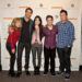 Jennette McCurdy, Jerry Trainor, Miranda Cosgrove, Nathan Kress and Noah Munck pose backstage at the auditorium at Naval Submarine Base New London on Jan. 11, 2012, in Groton, Connecticut.