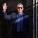 Andy Cohen is seen at "Jimmy Kimmel Live" in Los Angeles, California.