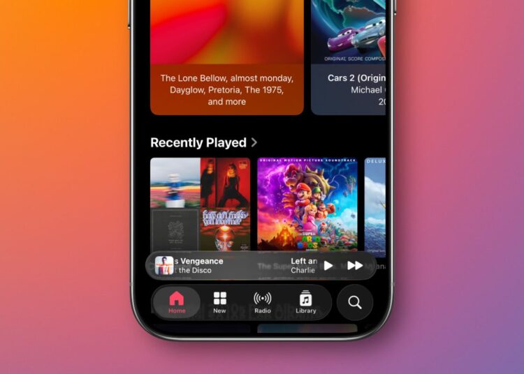 Apple Music in iOS 26.1 adds a new gesture to switch songs