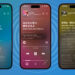 iPhones showing the new pronunciation tool in Apple Music's lyrics screen, shown for both Japanese and Korean music