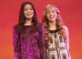 "iCarly" stars Miranda Cosgrove and Jennette McCurdy on stage at the Nickelodeon 2008 upfront presentation at the Hammerstein Ballroom in New York City on March 13, 2008.