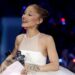 Ariana Grande Can Barely Reach Too-Tall Mic When Accepting Major VMAs Honor