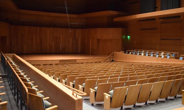 A performance hall.
