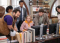 The characters around a computer screen in The Paper.