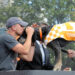 Kenny Chesney kisses UT football mascot "Smokey" during an ESPN College GameDay show on Saturday, Sept. 15, 2012. Chesney appeared as the guest game picker of the week.