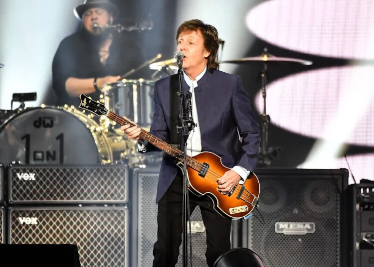 Paul McCartney will perform at Acrisure Arena in Palm Desert, Calif., on September 29, 2025.