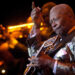 Legendary blues artist B.B. King performs at the Crown Theatre Monday night, Oct. 6, 2006, in Fayetteville, N.C.