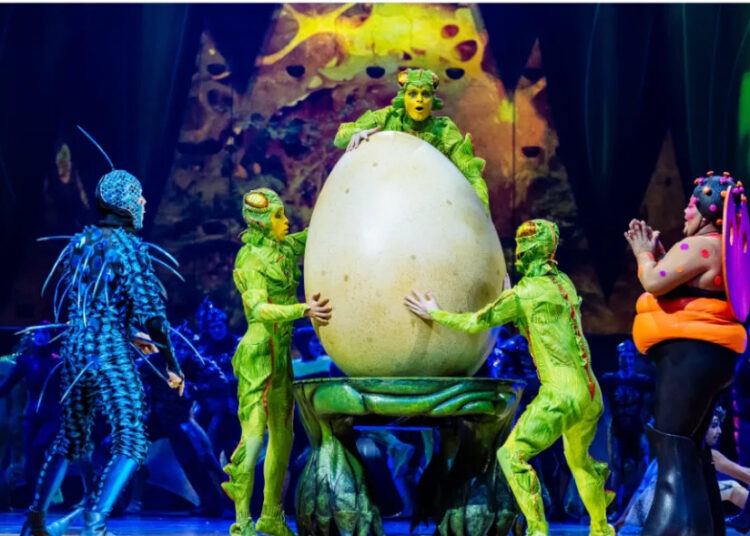 Backstage at Cirque Du Soleil’s ‘Ovo’ in New Orleans