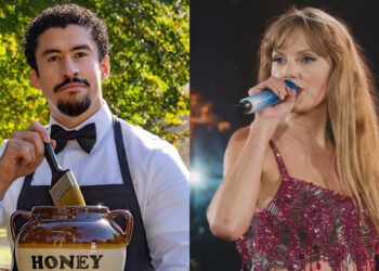 Bad Bunny in Happy Gilmore 2 and Taylor Swift on The Eras Tour movie.