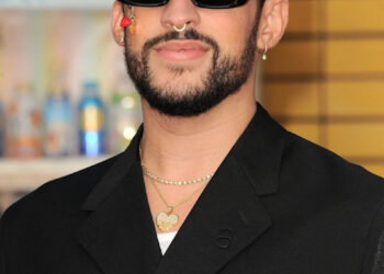 Bad Bunny at World premiere of 'Bullet Train'