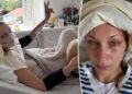 Bella Hadid posts alarming pics from hospital bed