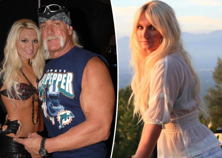 Brooke Hogan reacts to being left out of dad Hulk Hogan's will