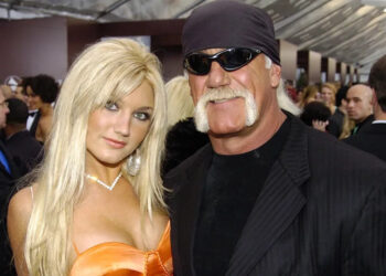 Hulk Hogan and his daughter at the Grammys