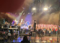 The filming of "Springsteen: Deliver Me from Nowhere" at the Meadowlands Arena in East Rutherford.