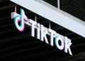 General view of the TikTok headquarters on October 13