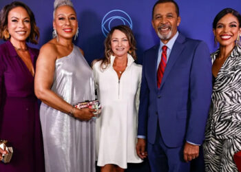 Daphnee Duplaix, Tamara Tunie, Jennifer Mitchell, Clifton Davis, Karla Mosley on the red carpet.