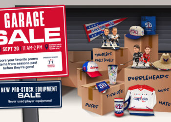 Capitals to Host Garage Sale at MedStar Capitals Iceplex on Sept. 20