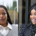 (L) Emani Ellis is seen arriving at court on August 26, 2025 in Los Angeles, California. (R) Cardi B is seen leaving court on September 2, 2025 in Alhambra, California.