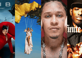 Split Image Of Cardi B, Doja Cat, Young Thug, Prodigy