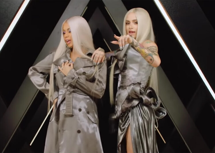 Cardi B and Kehlani in her Ring music video