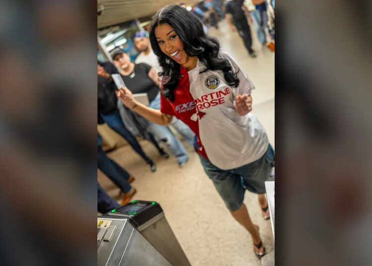 Cardi B teamed up with New York’s Metro Transportation Authority to record PSAs that’ll be played in subway stations.