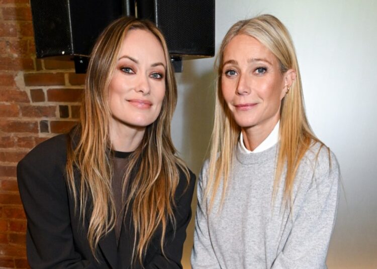 Olivia Wilde and Gwyneth Paltrow at the Michael Kors Spring 2026 Ready-to-Wear show