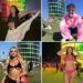 Coachella Stars Posing At 'Spectra' Tower