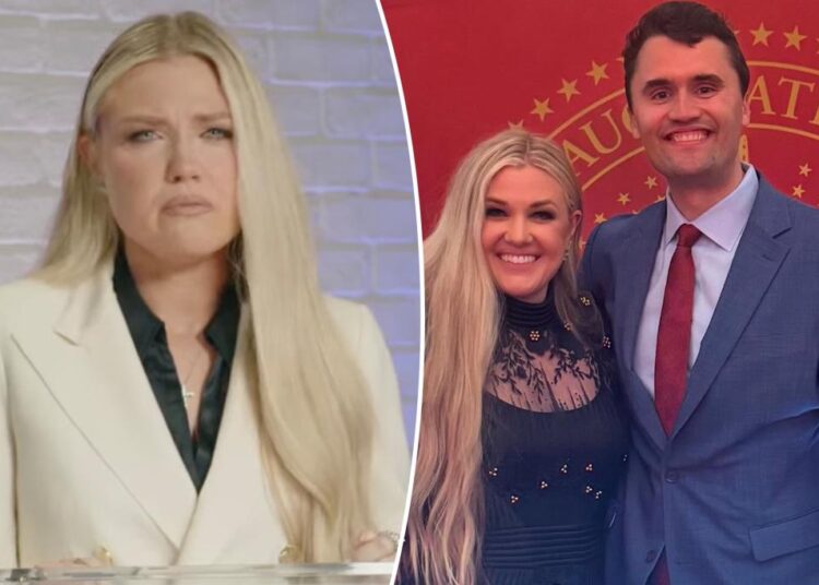Charlie Kirk's wife, Erika, details moment she found out her husband had been shot