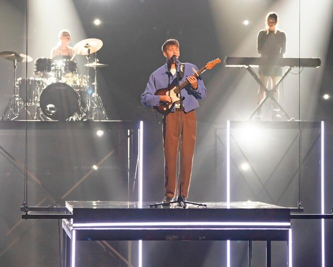 Charlie Pittman on The Voice Australia.