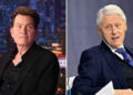 A split of Charlie Sheen and Bill Clinton.
