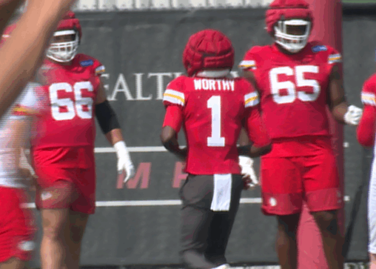 Chiefs list WRs Worthy, Royals as questionable for Sunday night’s game in NY