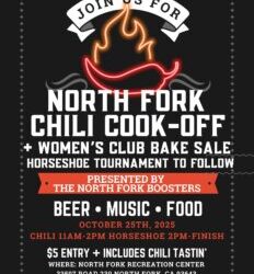 North Fork Chili cook-off flyer