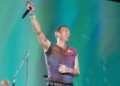 Chris Martin performs at Optus Stadium on November 18, 2023, in Perth.